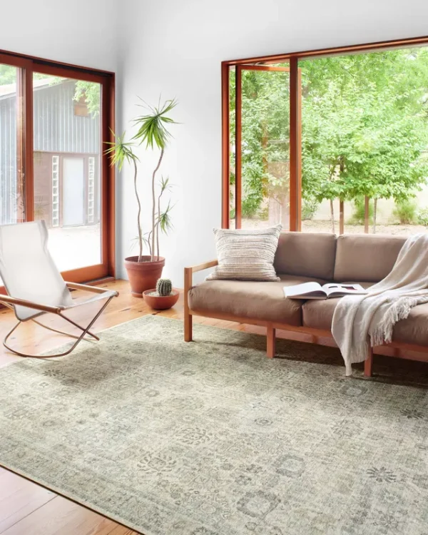 Loloi II Skye SKY-14 Natural Sage Rug - 5 ft x 7 ft 6 in
