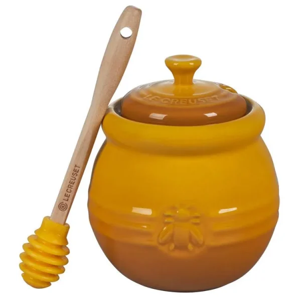 Le Creuset Honey Pot with Silicone Dipper - Nectar