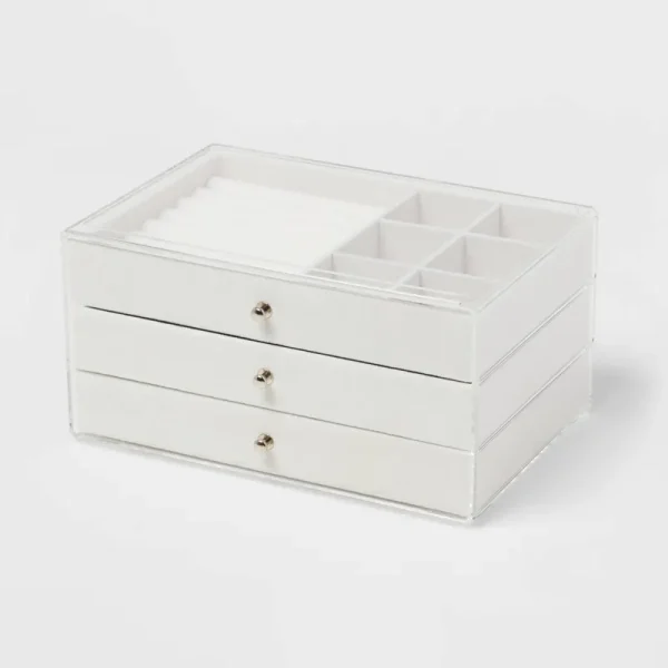 Brightroom 3-Drawer Acrylic Accessory Organizer | Target
