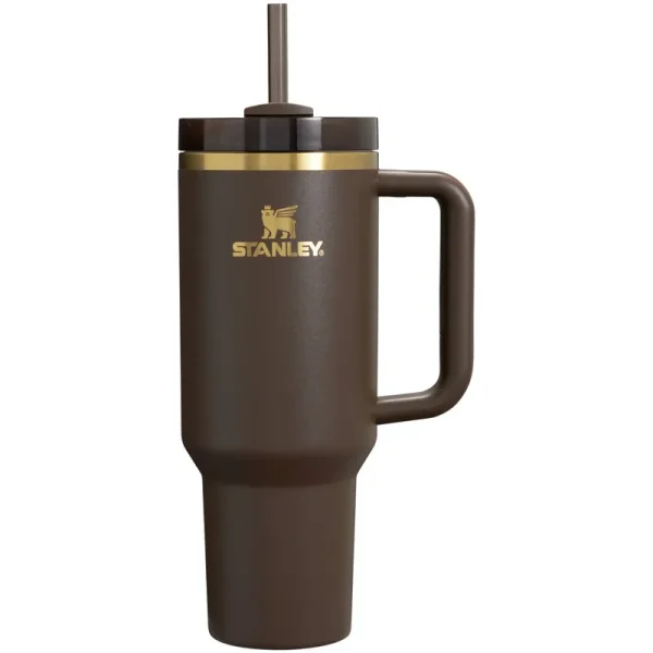 Stanley Kitchen | Stanley 40 oz Chocolate Gold Quencher Tumbler | Color: Brown/Gold | Size: Os | Giuly1's Closet