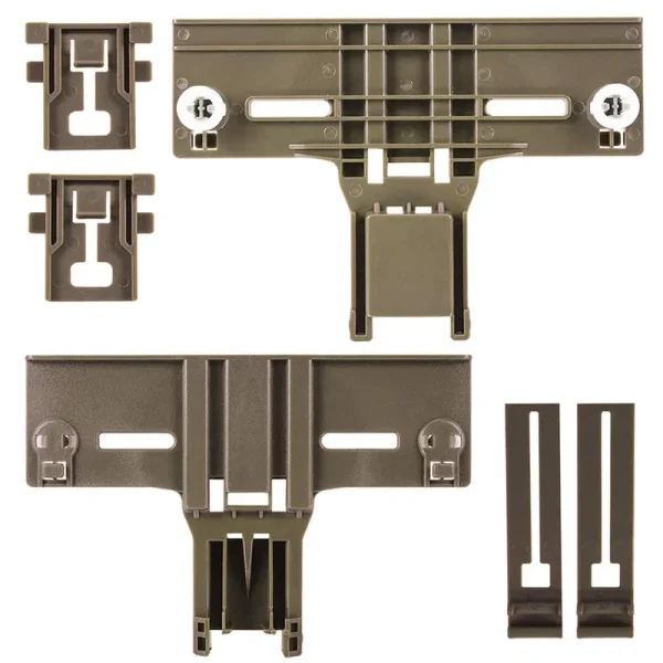 Cykemo Dishwasher Top Rack Parts W10350376 & W10195840 & W10195839 for Kenmore Elite 665 Dishwasher, Whirlpool Dishwasher, WDT730PAHZ0, Replace