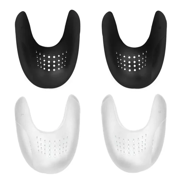 MELOWELL 4 Pair Shoe Crease Protectors for Air Force Shoes, Shoe Guards for Sneakers, Shoe Crease Guard for Men's Size 7-12/ Women's Size 5-8
