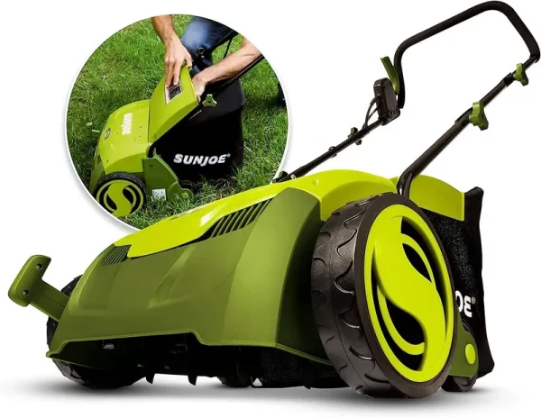 Sun Joe 12-Amp 13-inch Electric Dethatcher and Scarifier w/Removeable 8-Gallon Collection Bag