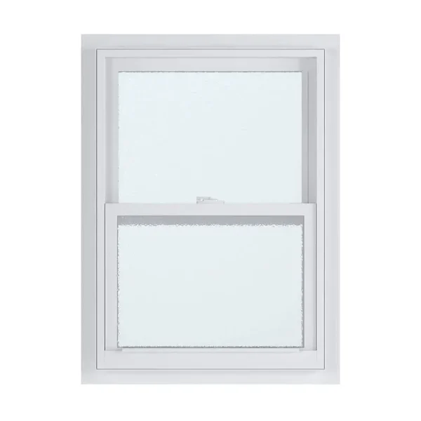 American Craftsman 23.375 in. x 35.25 in. 50 Series Low-E Argon Glass Single Hung White Vinyl Fin Window. Screen Incl-Instock