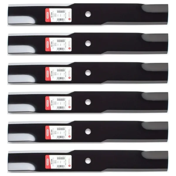 6pk USA Mower Blades for 54 Hustler 601124 797704 601013 602416 797696 797712