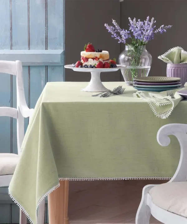 Lenox French Perle Solid Tablecloth, 60 x 84"