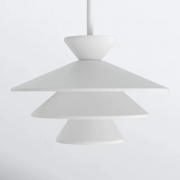 Vinnie 1 - Light Unique Cone Pendant Joss & Main Finish: White
