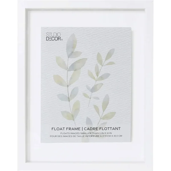 Studio Decor 11" White Float Frame - Each