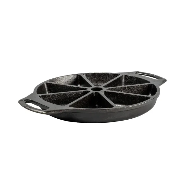 Lodge Wedge Pan, Cast Iron, 8 Impressions