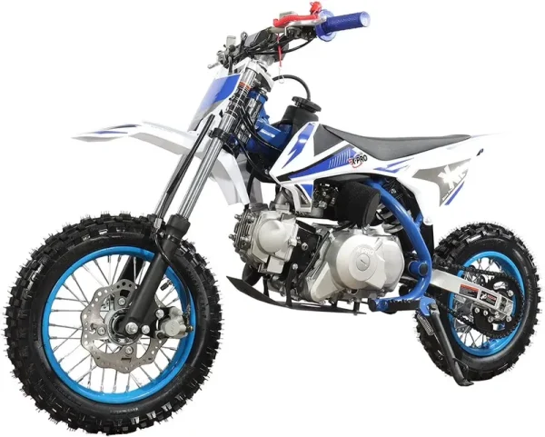 X - Pro Brand New 110cc Dirt Bike, Automatic Transmission Electric Start Chain Drive 12"/10" Wheels