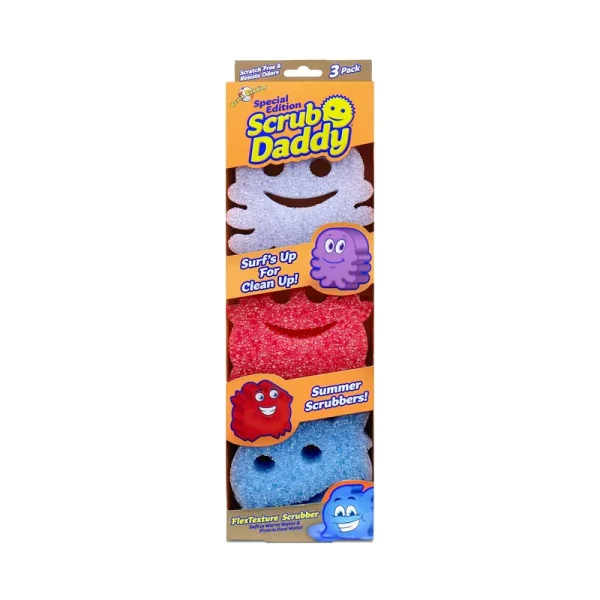 Scrub Daddy Special Edition Summer Sponges | 3 Count