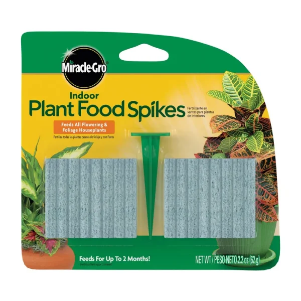 Miracle-Gro Indoor Plant Food Spikes with Miracle-Aerator - 48 spikes, 2.2 oz