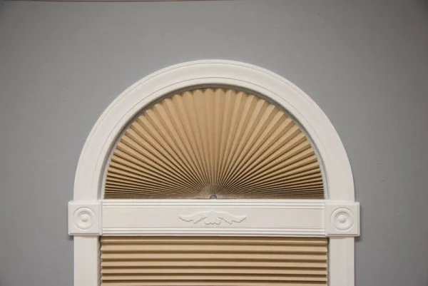 Redi Shade Original Arch Light Blocking Pleated Fabric Shade, 72 in x 36 in, Natural
