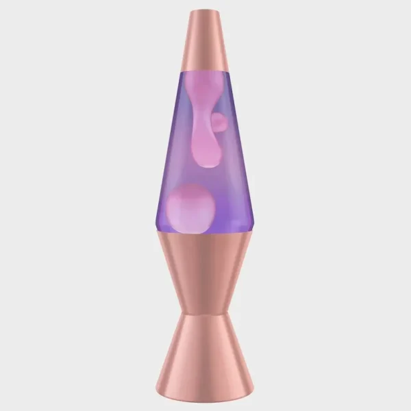 14.5" Lava Lamp Rose Gold - Lava