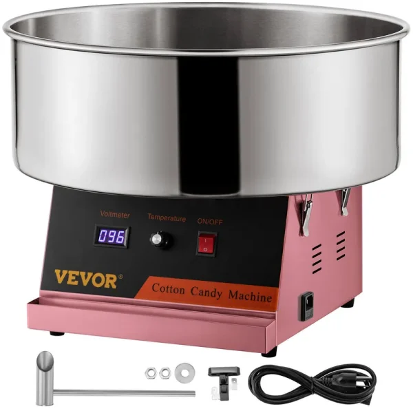 Vibrant Pink Cotton Candy Machine