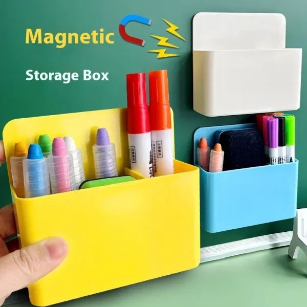 Innofiz Magnetic Whiteboard & Storage Box – Multifunctional Kids & Office Organizer