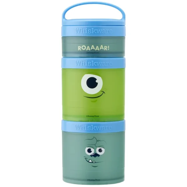 Whiskware Pixar Stackable Snack Pack Containers - Monsters Inc.