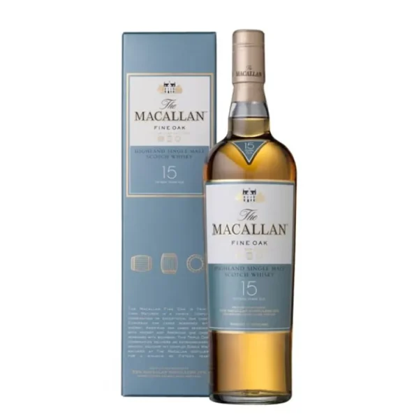 Macallan Fine Oak 15 Year Triple Cask Whiskey
