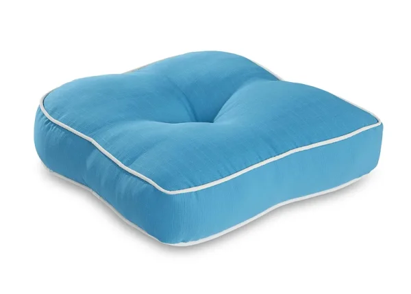 Terrasol Single U Chair Cushion, Blue, 19x19
