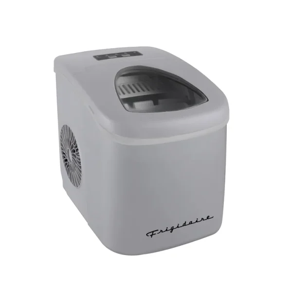 Frigidaire 26 lb Retro Ice Maker, Silver, EFIC128