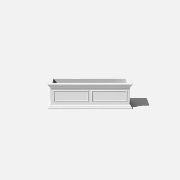 Veradek Brixton Series 36-Inch Planter Box White