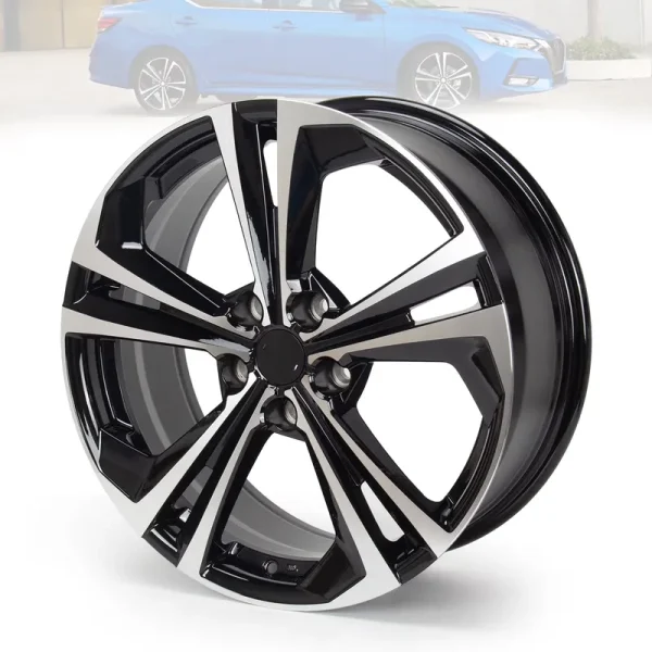 18" Alloy Replacement Wheel 18x7.5 in Rim for Nissan Sentra 2020 2021 2022, OEM Design