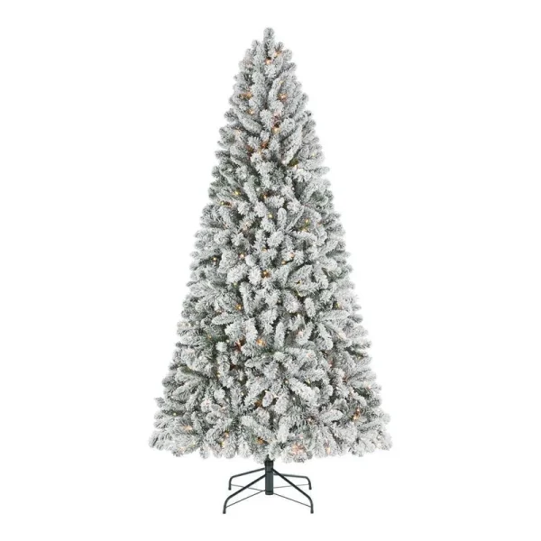 Home Accents Holiday 22GU75002 7.5 ft. Alta Flocked Christmas Tree
