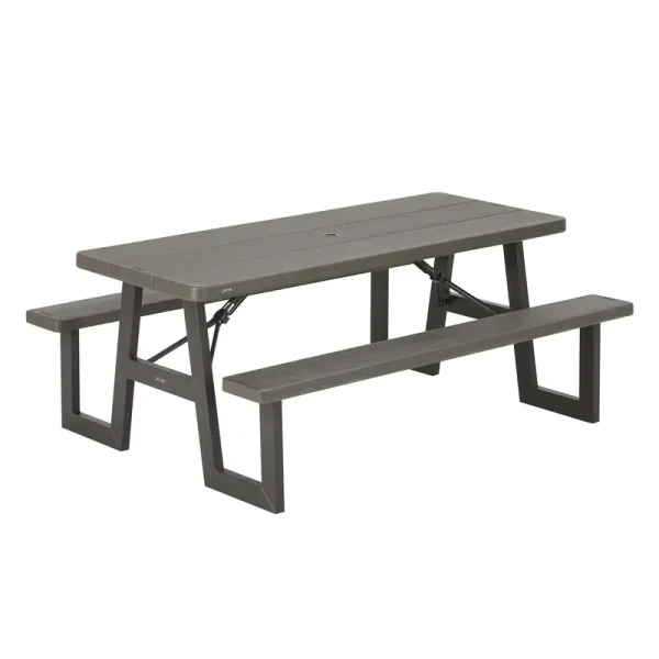 Lifetime 6 - Foot W - Frame Folding Picnic Table, 60233