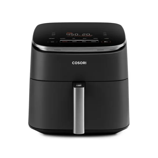 Cosori Air Fryer TurboBlaze 6.0-Quart Compact Airfryer That Roast, Bake, Proof, 9 Functions, 5 Speeds, Cooks Quickly, 95% Less Oil for Healthier