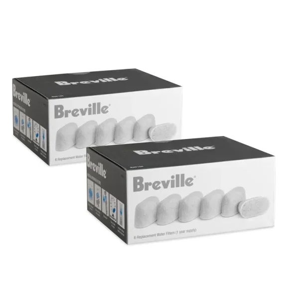 Breville BWF100 Single Cup Brewer Replacement Charcoal Filters - 6 pack