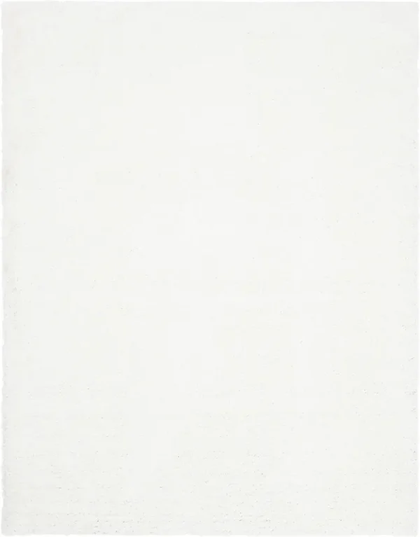 Unique Loom Davos Shag White 10 ft. x 13 ft. Area Rug