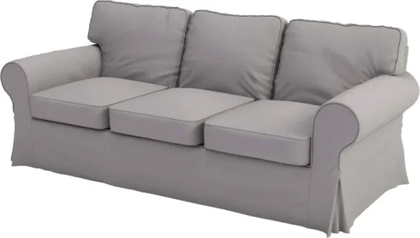 Custom Slipcover Rep Ektorp 3 Seat Sofa Cotton Cover Replacement Is Custom Made Slipcover for Ikea Ektorp Sofa Cover (Light Gray Durable Cotton)