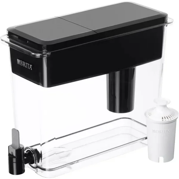 Brita Large 18 Cup UltraMax Water Dispenser and Filter - BPA - Black