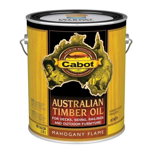 Cabot 1 Gallon Mahogany Flame Australian Timber Oil