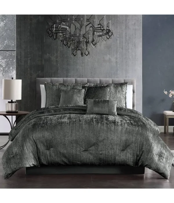Riverbrook Home Turin King Charcoal 7 Piece Comforter 84493