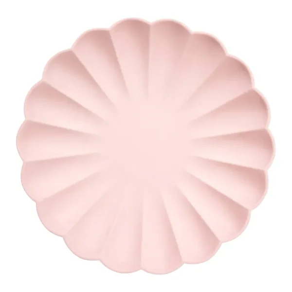 Meri Meri - Pale Pink Simply Eco Large Plates