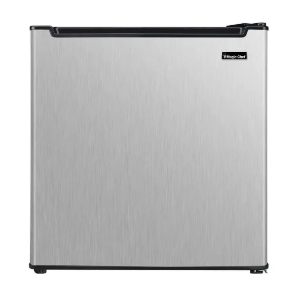 Magic Chef 1.7 Cu. ft. Freezerless Mini Fridge in Stainless Steel
