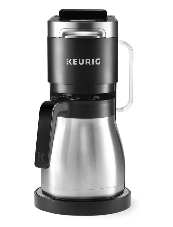 Keurig - K-Duo Plus 12-Cup Coffee Maker and Single Serve K-Cup Brewer - Black