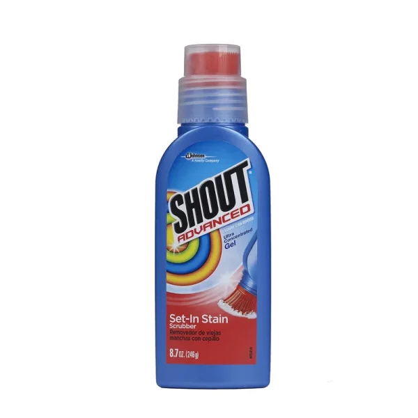 Shout Advanced Ultra Concentrated Gel Set-In Stain Brush Laundry Stain Remover, 8.7 oz (Pack of 3)