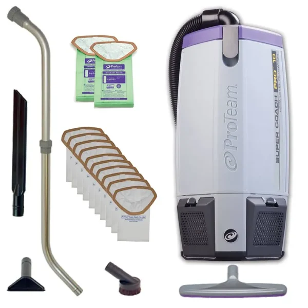 Pro-Team 107303 ProTeam Super Coach Pro 10 Quart Backpack Vacuum with