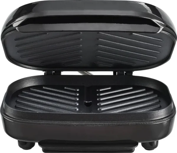 Bella - 2 Burger Electric Grill - Black