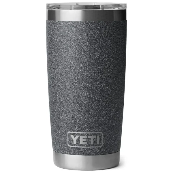 Yeti - Rambler 20 oz Tumbler - Black Stone