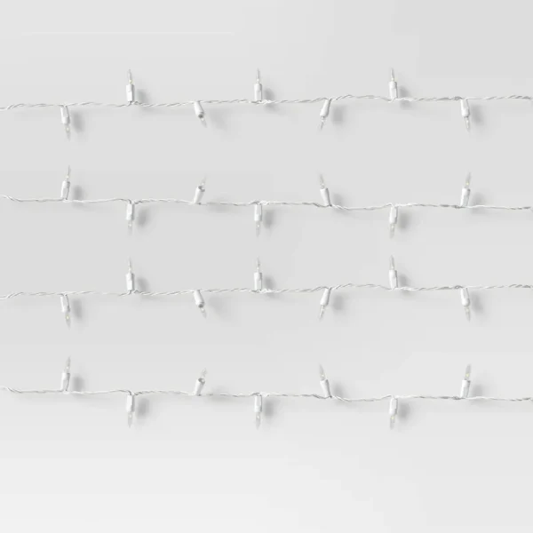 White Cord String Lights Clear - Room Essentials