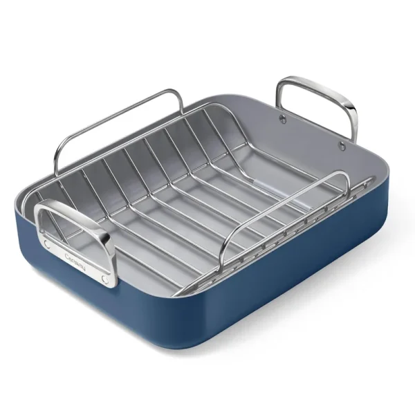 Roasting Pan with Rack Navy