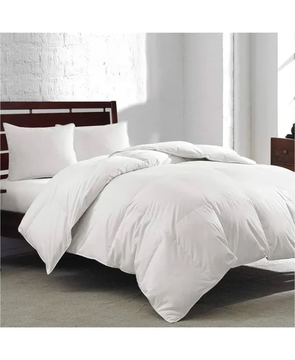 Royal Luxe White Goose Feather Down King Comforter White T4102231