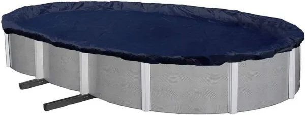 Winter Block Premium Winter Pool Cover for Above Ground Oval Pool, 10' x 15' ft., Aboveground Pools Winter Cover, 8-Year Warranty