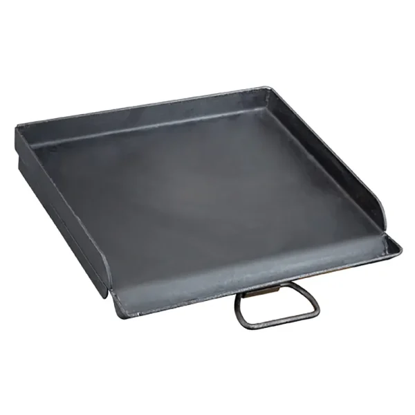 Camp Chef Heavy Duty Steel Deluxe Griddle with Built-In Grease Drain, Black
