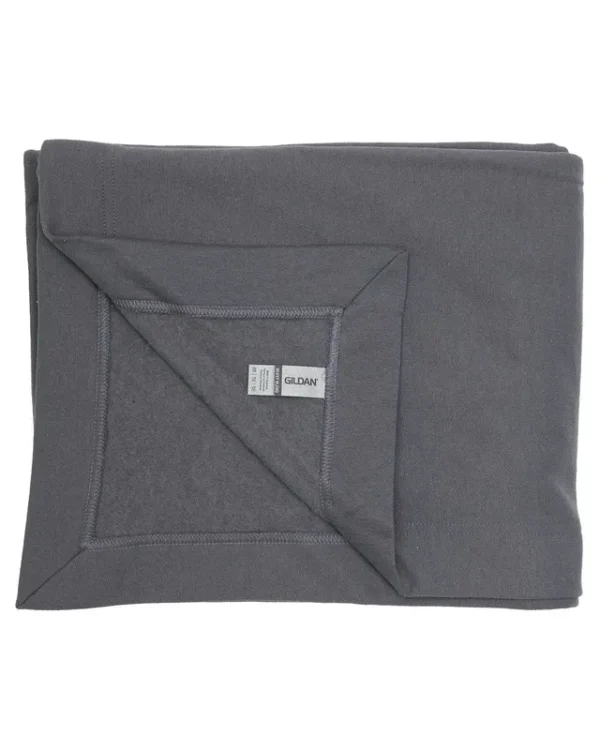 Gildan 18900 Heavy Blend Fleece Stadium Blanket - Charcoal
