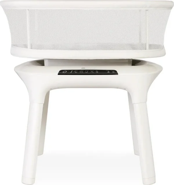 4moms Mamaroo Sleep Bassinet. Baby Bedside Bassinet. Supports Babys Sleep with Adjustable Features 5 Motions. 5 Speeds. 4 Soothing Sounds and 2 Heights