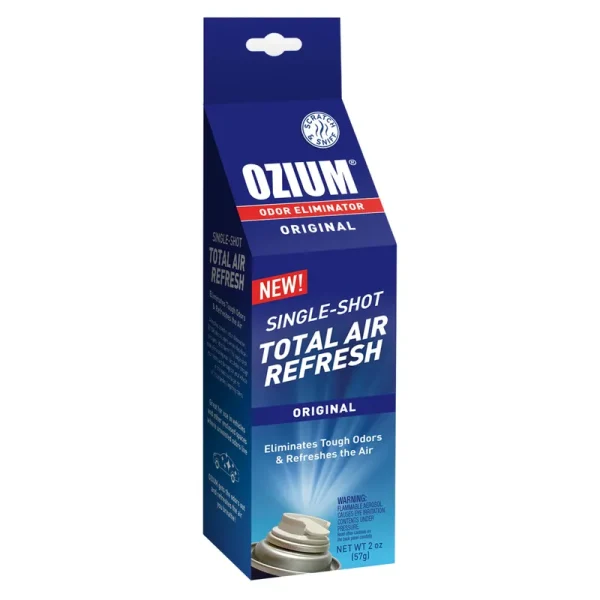 Ozium Original Single-Shot Total Air Refresh Car Fogger Odor Eliminator, 2 oz